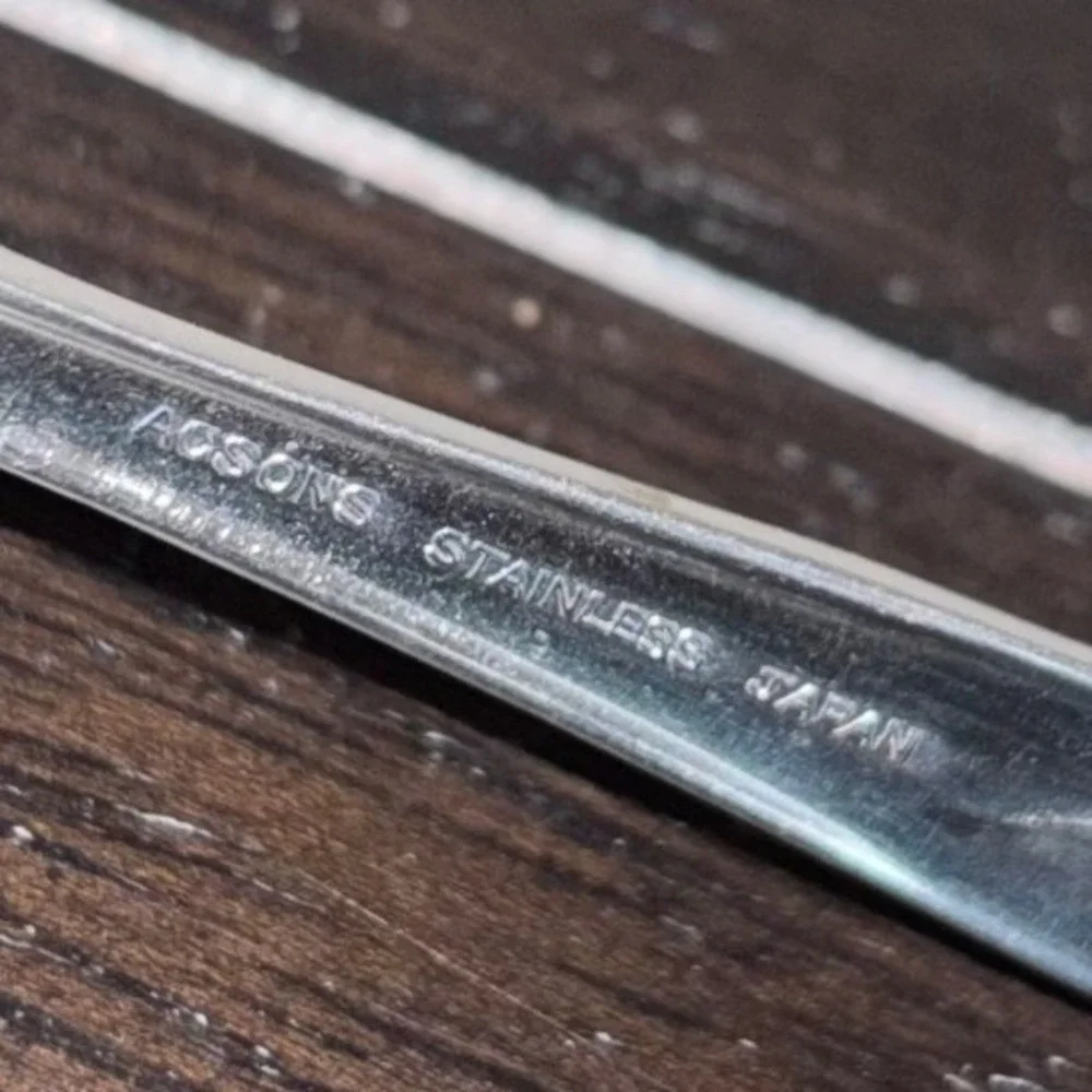 ACSONS Stainless Japan | Butter Knife Serving Spreader | Ornate Handle‎